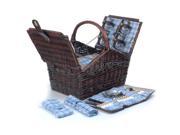 Picnic and Beyond Willow and Seagrass Picnic Basket