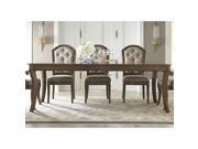 Liberty Furniture Amelia Rectangular Leg Dining Table in Antique Toffee