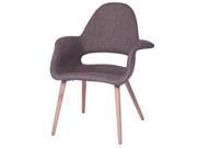 Fine Mod Imports Forza Dining Chair In Gray