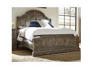 Progressive Furniture Meadow Panel Bed in Weathered Gray Queen