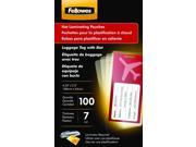 Fellowes Hot Laminating Pouches Luggage