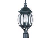 Maxim Crown Hill 3 Light Outdoor Pole Post Lantern Black 1035BK
