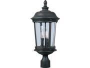 Maxim Dover VX 3 Light Outdoor Pole Post Lantern Bronze 40092CDBZ