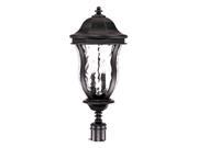 Savoy House Monticello Post Lantern in Black KP 5 308 BK