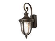 Elk Lighting Worthington 1 Light Outdoor Sconce in Weathered Rust 27000 1