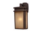 Elk Lighting Sedona 1 Light Outdoor Sconce in Clay Bronze 42141 1