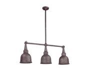 Troy Lighting Raleigh 3 Light Island in Old Silver F2948