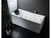 Ariel Bath Luxurious and Modern Whirlpool Bathtub Right 61 Gallon