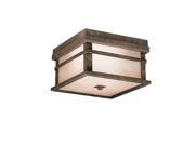 Kichler 9830 2 Light Outdoor Ceiling Fixture from the Cross Creek Collection
