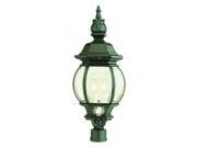 Trans Globe Lighting 4062 BK Black Four Light Up Lighting Large Outdoor Post Light from the Outdoor Collection
