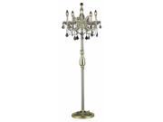 2800 Maria Theresa Collection Floor Lamp D19in H54in LT 5 Gold Finish Royal Cut Crystals