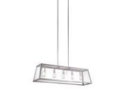 MurrayFeiss F3073 5PN Harrow 5 Light Island Chandelier In Polished Nickel