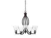 MurrayFeiss F3112 5ORB Marteau 5 Light Chandelier In Oil Rubbed Bronze