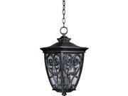 Maxim Newbury VX 3 Light Outdoor Hanging Lantern Bronze 40128CDOB