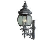 Trans Globe Lighting 4052 BK Black Four Light Up Lighting Wall Sconce from the Outdoor Collection