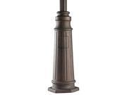 Kichler Lighting 9542BST Traditional Outdoor Post mount in Brown Stone