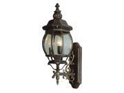 Trans Globe Lighting 4051 BC Black Copper Three Light Up Lighting Wall Sconce from the Outdoor Collection