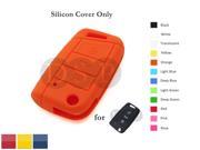 DSP Silicone Cover Holder for VOLKSWAGEN Flip Remote Key 3 Buttons CV1801OR