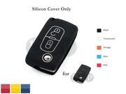 DSP Silicone Cover for Peugeot Citroen Flip Remote Key 2 Buttons CV2300BK