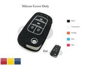 DSP Silicone Cover for BUICK 4 Buttons Flip Remote Key Fob CV2650BK