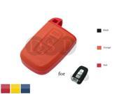 DSP Genuine Leather Colorful Shell Holder for HYUNDAI KIA Smart Key Case Fob 3B FC8100OR