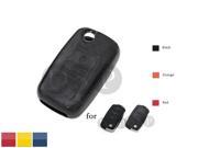 DSP Genuine Leather Cover Shell for VOLKSWAGEN SKODA SEAT Remote Key Case 3 BTN FC8801BK