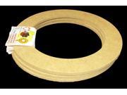 3 Pack 9 Biodegradable Floral Craft Ring Ez Glueable Wreath Laurel Form for Photo Frame Candle Ring Etc