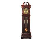 1PerfectChoice Traditional Style Grandfather Clock Broadmoor Dark Walnut Analog clock face NEW