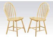 1PerfectChoice Set of 4 Farmhouse Country Style Side Chair Solid Wood Seating in Natural Finish