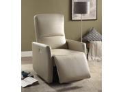 1PerfectChoice Arcadia Beige Leather Power Motion Recliner Chair
