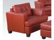 1PerfectChoice Platinum Red Bonded Leather Chair