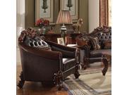 1PerfectChoice Vendome Cherry and PU Chair with Pillow
