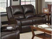 1PerfectChoice Boston Brown Casual Loveseat