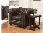 1PerfectChoice Roy Dark Brown Traditional Chair