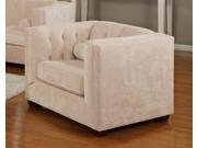 1PerfectChoice Alexis Almond Transitional Chesterfield Chair
