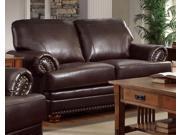 1PerfectChoice Colton Brown Traditional Loveseat