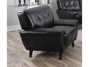 1PerfectChoice Leskow Collection Black Leatherette Chair
