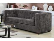 1PerfectChoice Alexis Charcoal Transitional Chesterfield Sofa