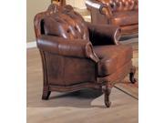 1PerfectChoice Rolled Arm Leather Chair