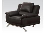1PerfectChoice Maigan Black Bonded Leather Match Chair