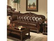 1PerfectChoice Anondale Cherry Bonded Leather Sofa