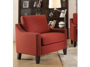 1PerfectChoice Zapata Contemporary Red Fabric Chair