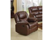 1PerfectChoice Fullerton Brown Bonded Leather Recliner Chair