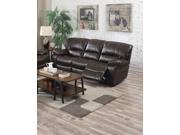 1PerfectChoice Kimberly Brown Leather Aire Motion Sofa