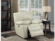 1PerfectChoice Kimberly Cream Leather Aire Power Motion Recliner