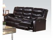 1PerfectChoice Noah Espresso Bonded Leather Reclining Sofa