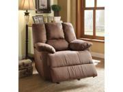 1PerfectChoice Oliver Chocolate Fabric Glider Recliner