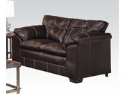 1PerfectChoice Hayley Premier Onyx Bonded Leather Loveseat