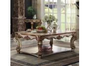1PerfectChoice Vendome Traditional Gold Patina Coffee Table