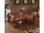 1PerfectChoice Vendome Traditional Cherry Square Coffee Table